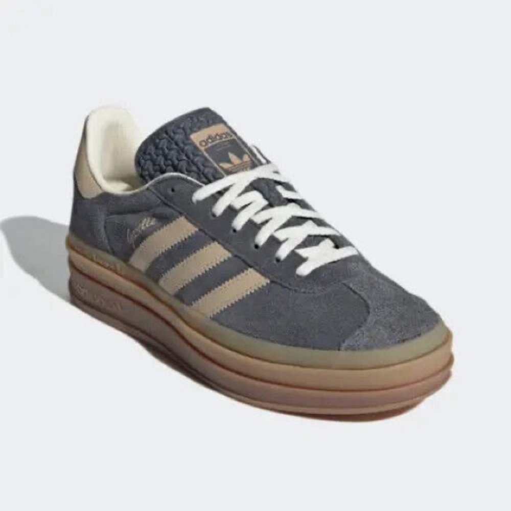 Adidas Gazelle Bold Women's Shoe 'Grey/Magic Beige'